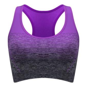 Sport BH-Fitness Top- Trandy Purple crop Top Maat L